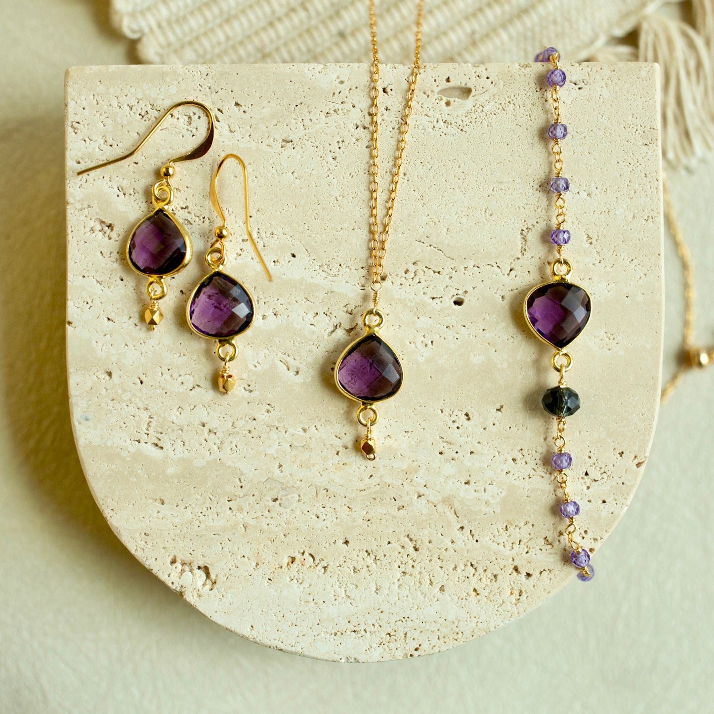 Amethyst Ballet Bracelet