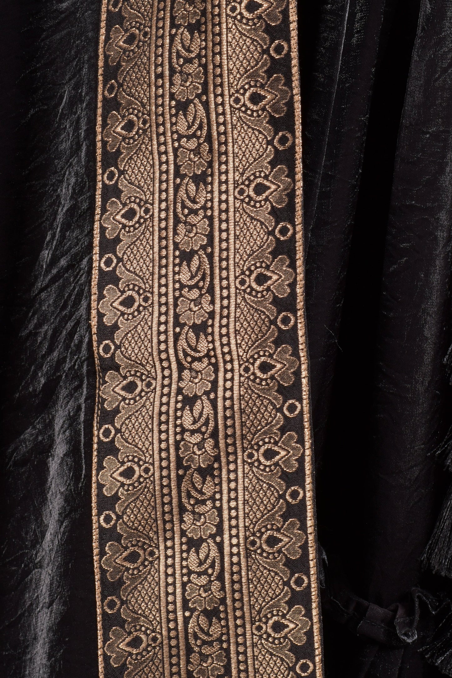 Ciara Black Tiered Lehenga Choli Set