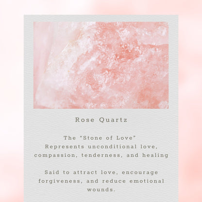 Pink Rose Quartz Pendant Necklace