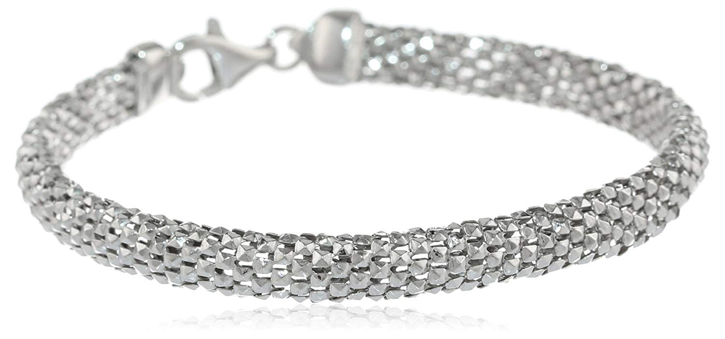 Sterling Silver Minimalist Popcorn Bracelet - The Avenue44