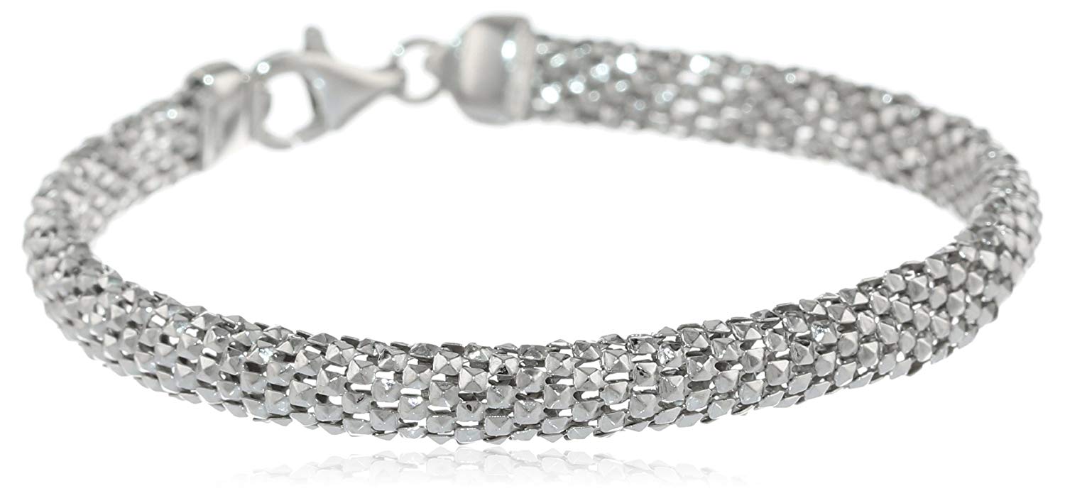 Sterling Silver Minimalist Popcorn Bracelet - The Avenue44