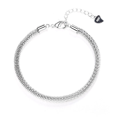 Sterling Silver Minimalist Popcorn Bracelet - The Avenue44