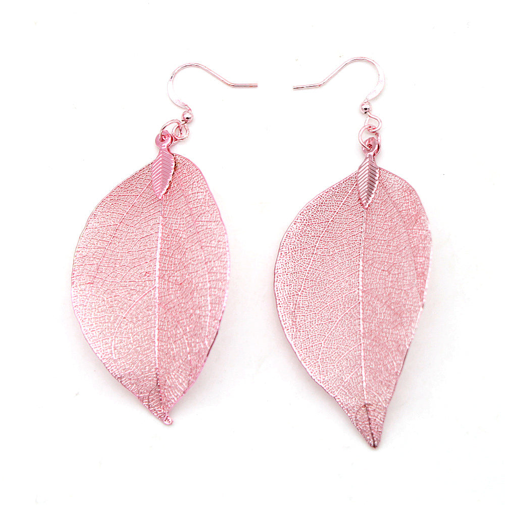 Handmade Natural Leaf Earrings - The Avenue44