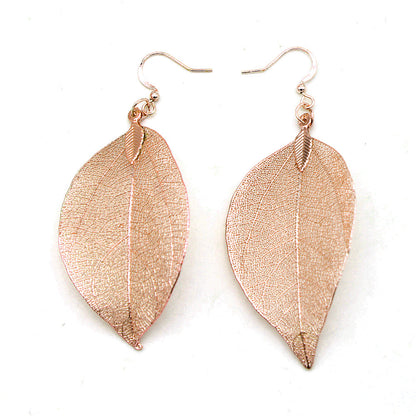 Handmade Natural Leaf Earrings - The Avenue44