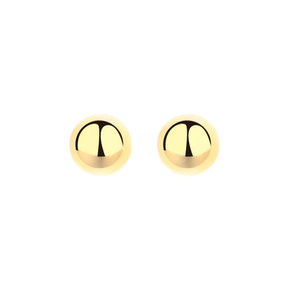 Amy and Annette 14K Gold Ball Stud Earrings - The Avenue44