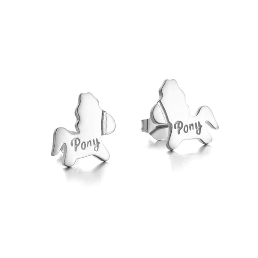 18k Gold and Sterling Silver Pony Earring - The Avenue44