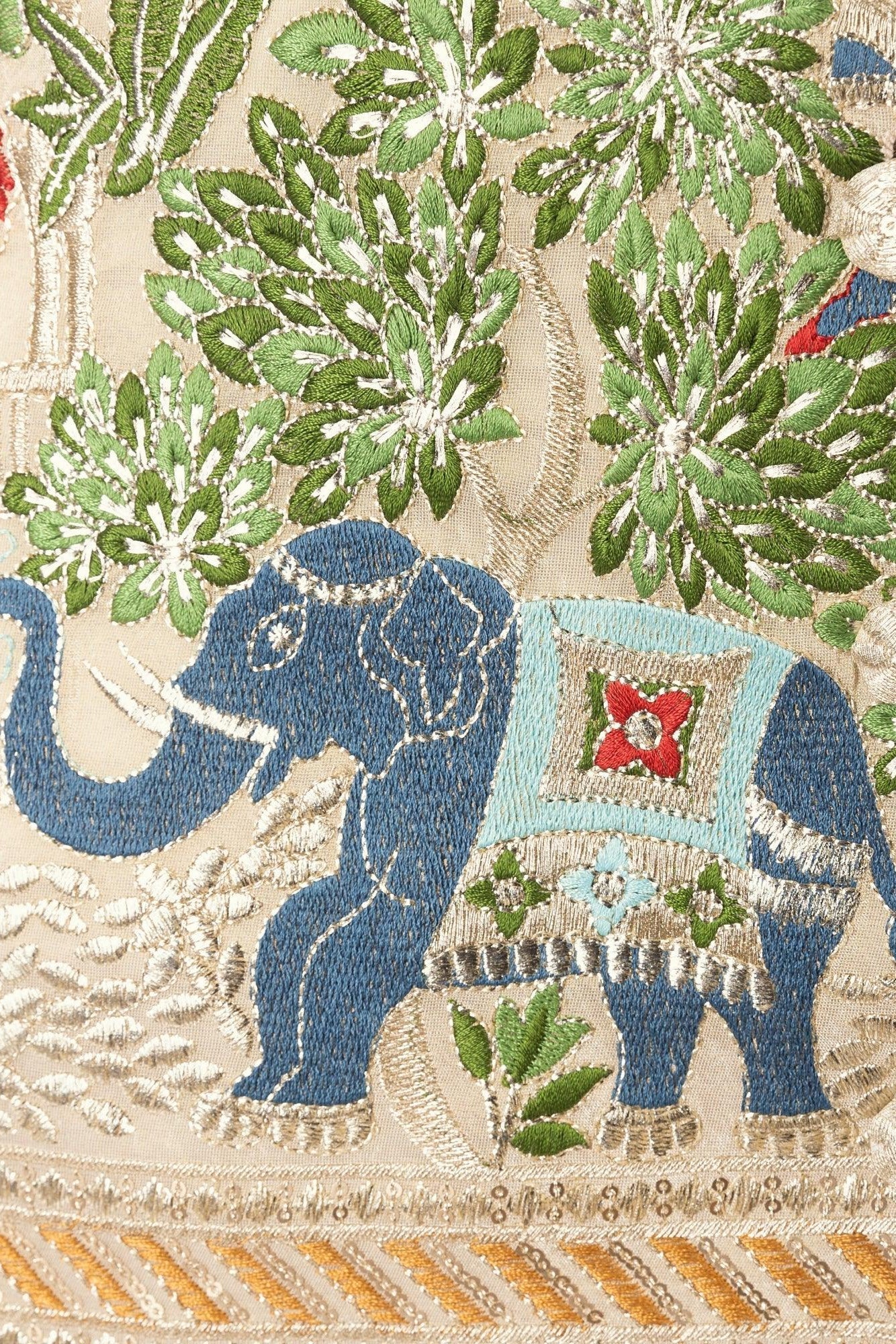 Ecrina Beige Blazer Dress with Embroidery