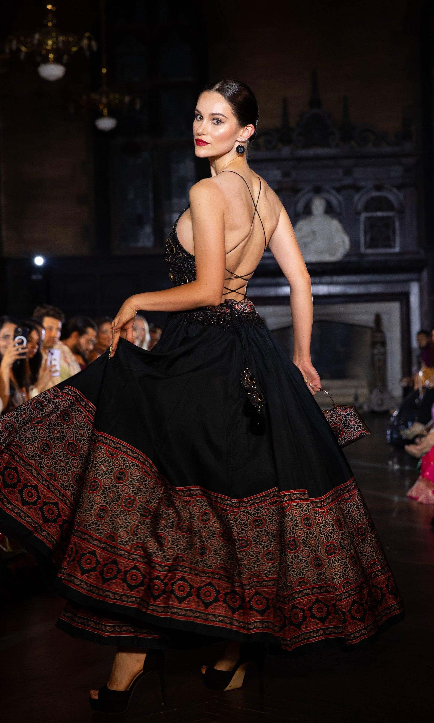 Elise Long Dress with Hand Embroidery