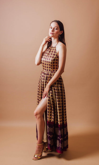 Ema Long Dress with Slit