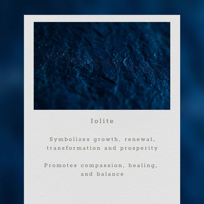 Iolite Yoga Pendant