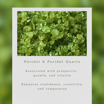 Peridot Coin Pearl Earrings