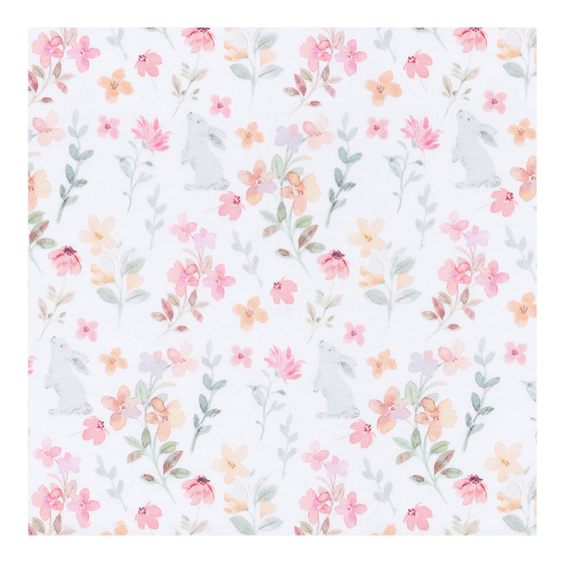 Winter Flowers Pima Long Pajama Set - The Avenue44