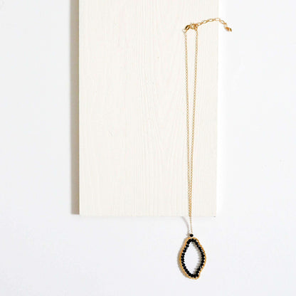 Black Spinel Freestyle Jewelry Set