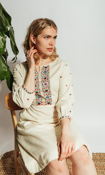 Gaiya Cotton Midi Dress