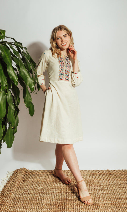Gaiya Cotton Midi Dress