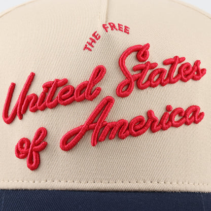 The "U.S.A" Script Hat