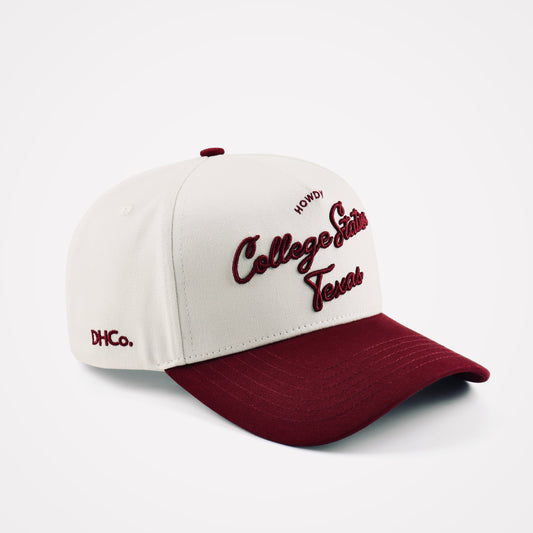 The "College Station" Script Hat
