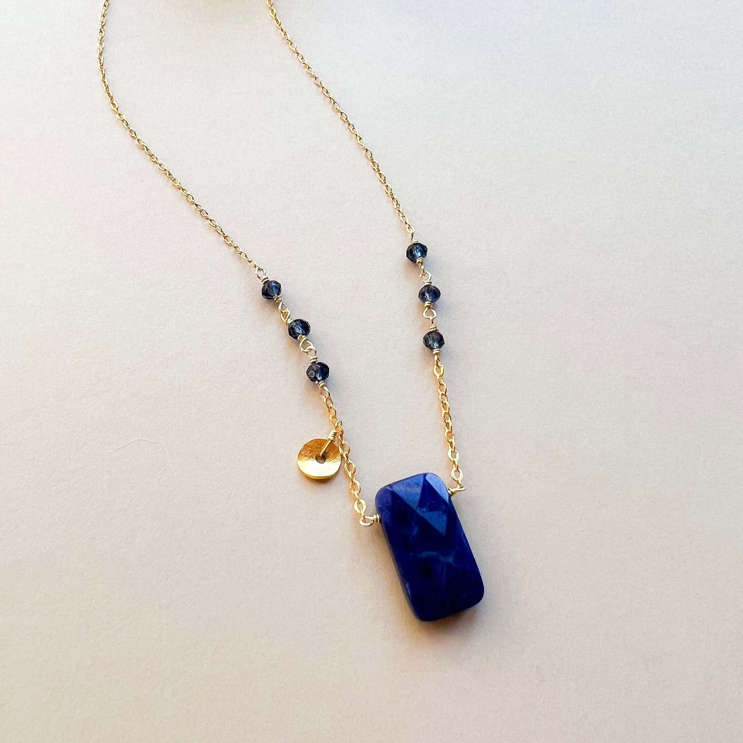 Lapis Lazuli Rock Pendant