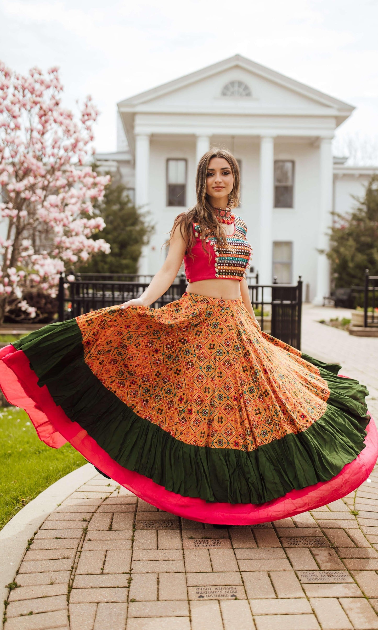 Jensen Yellow Full Flare Chaniya Choli