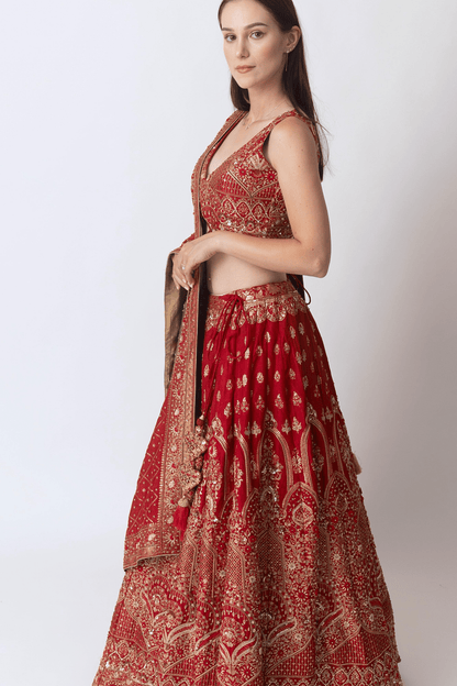 Jiya Banarasi Silk Lehenga Choli Set