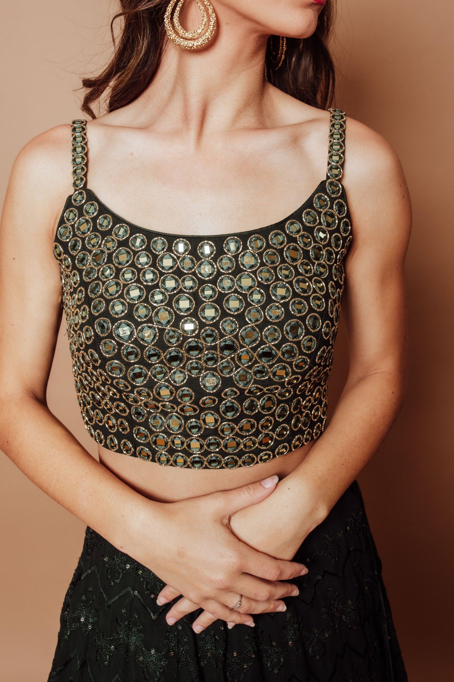 Kerra Green Lehenga Choli Set