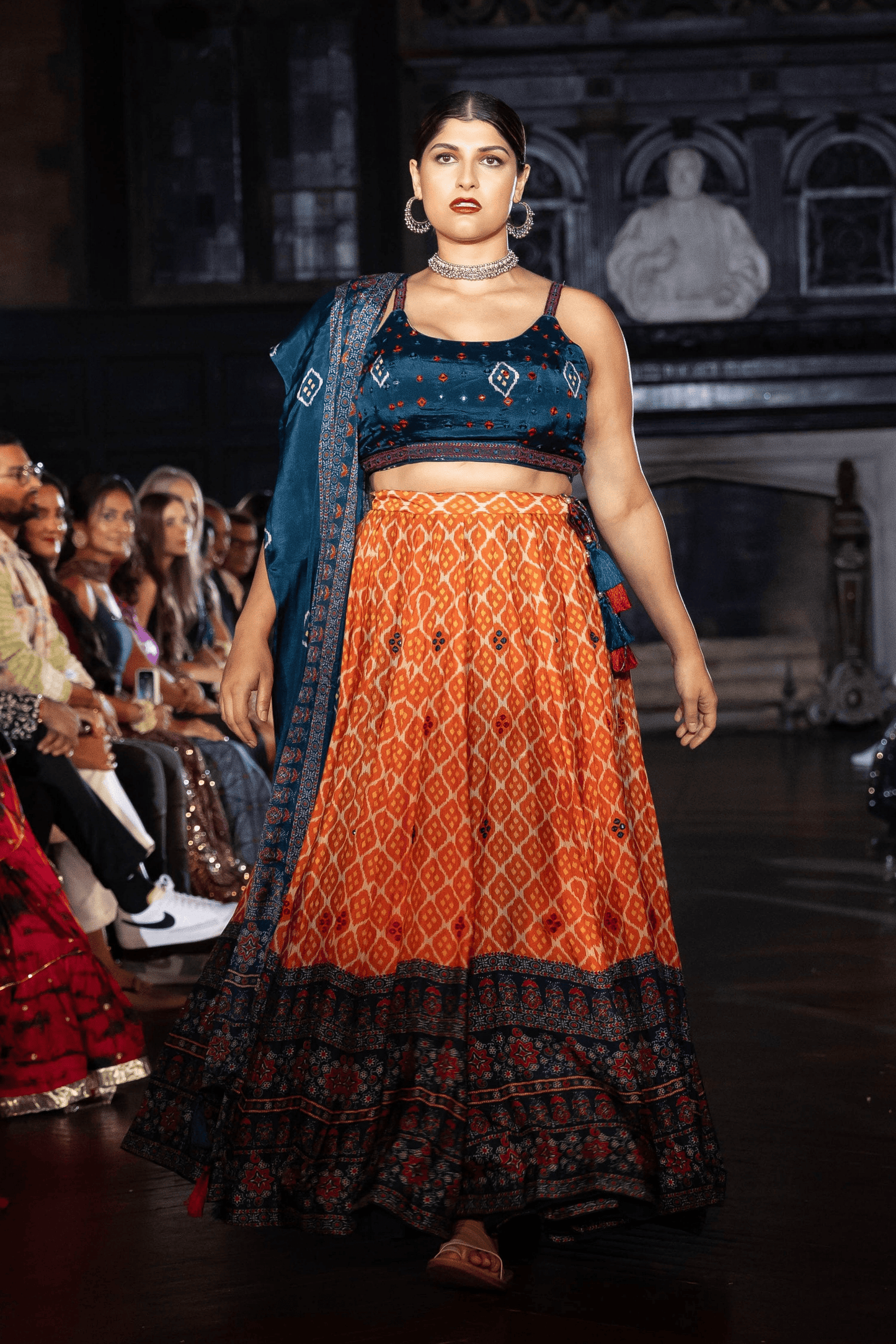 Khushi Lehenga with Mirror Embroidery and Embroidered Blouse
