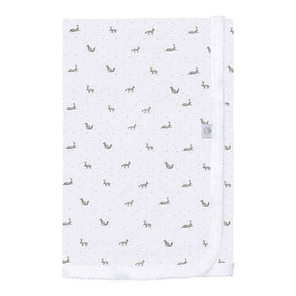 Little Gray Rabbit Pima Baby Blanket - The Avenue44