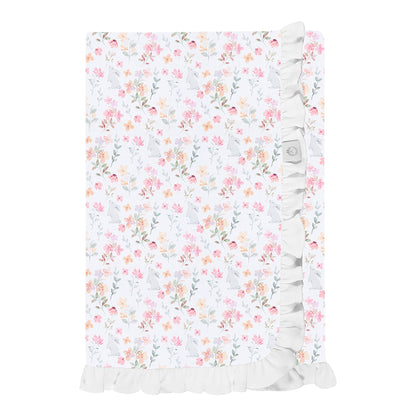 Winter Flowers Pima Baby Blanket - The Avenue44