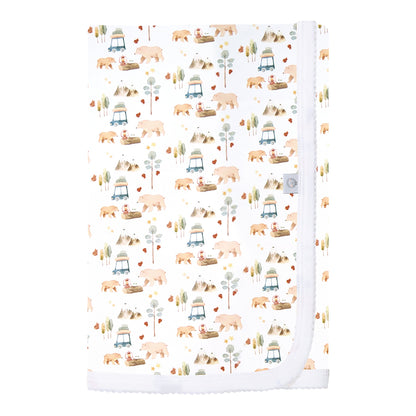Forest Adventure Pima Baby Blanket - The Avenue44