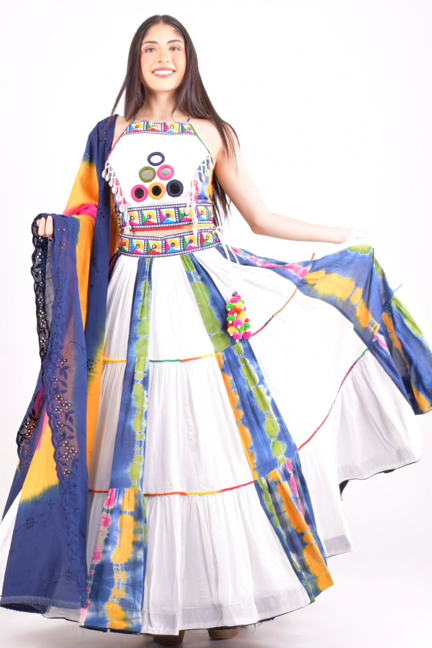 Noor Cotton Tie-Dye Chaniya Choli