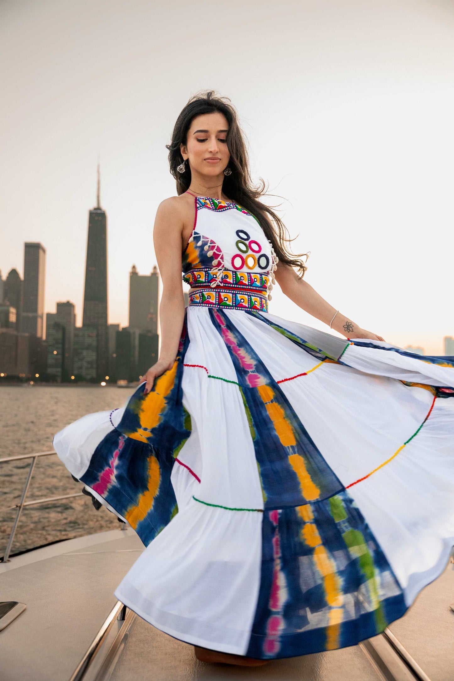 Noor Cotton Tie-Dye Chaniya Choli