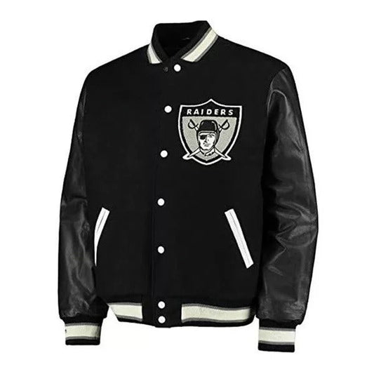 Oakland Raiders Letterman Varsity Jacket