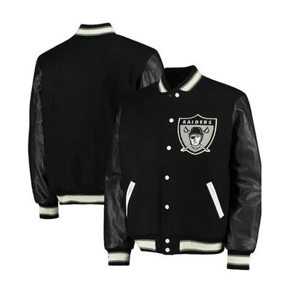 Oakland Raiders Letterman Varsity Jacket