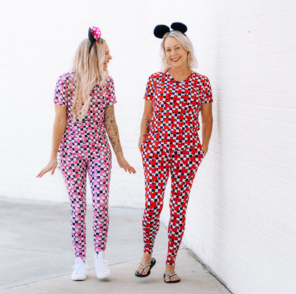 MAMA V-NECK- Millie Magic (Pink) - The Avenue44