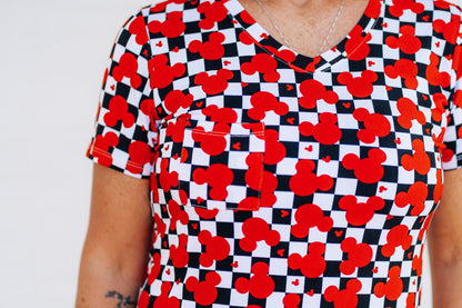 MAMA V-NECK- Roo Magic (Red) - The Avenue44