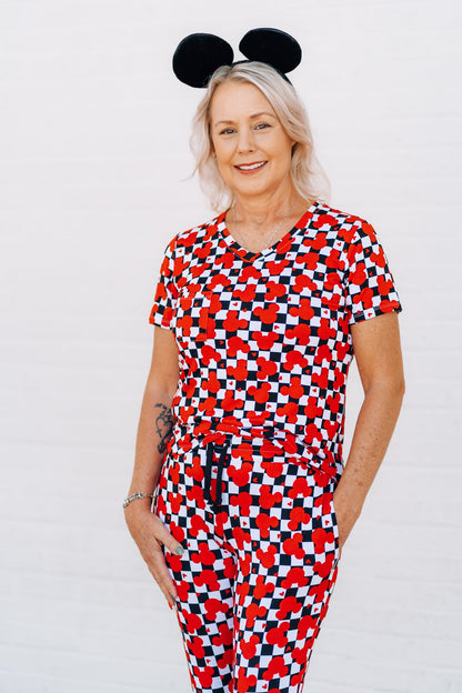 MAMA V-NECK- Roo Magic (Red) - The Avenue44