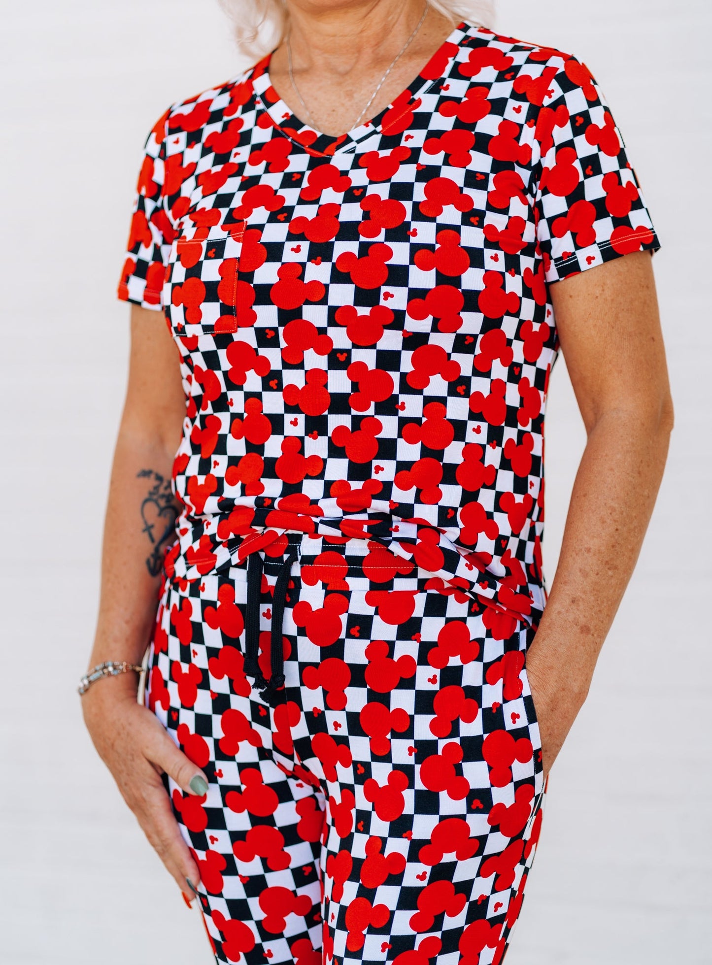 MAMA V-NECK- Roo Magic (Red) - The Avenue44