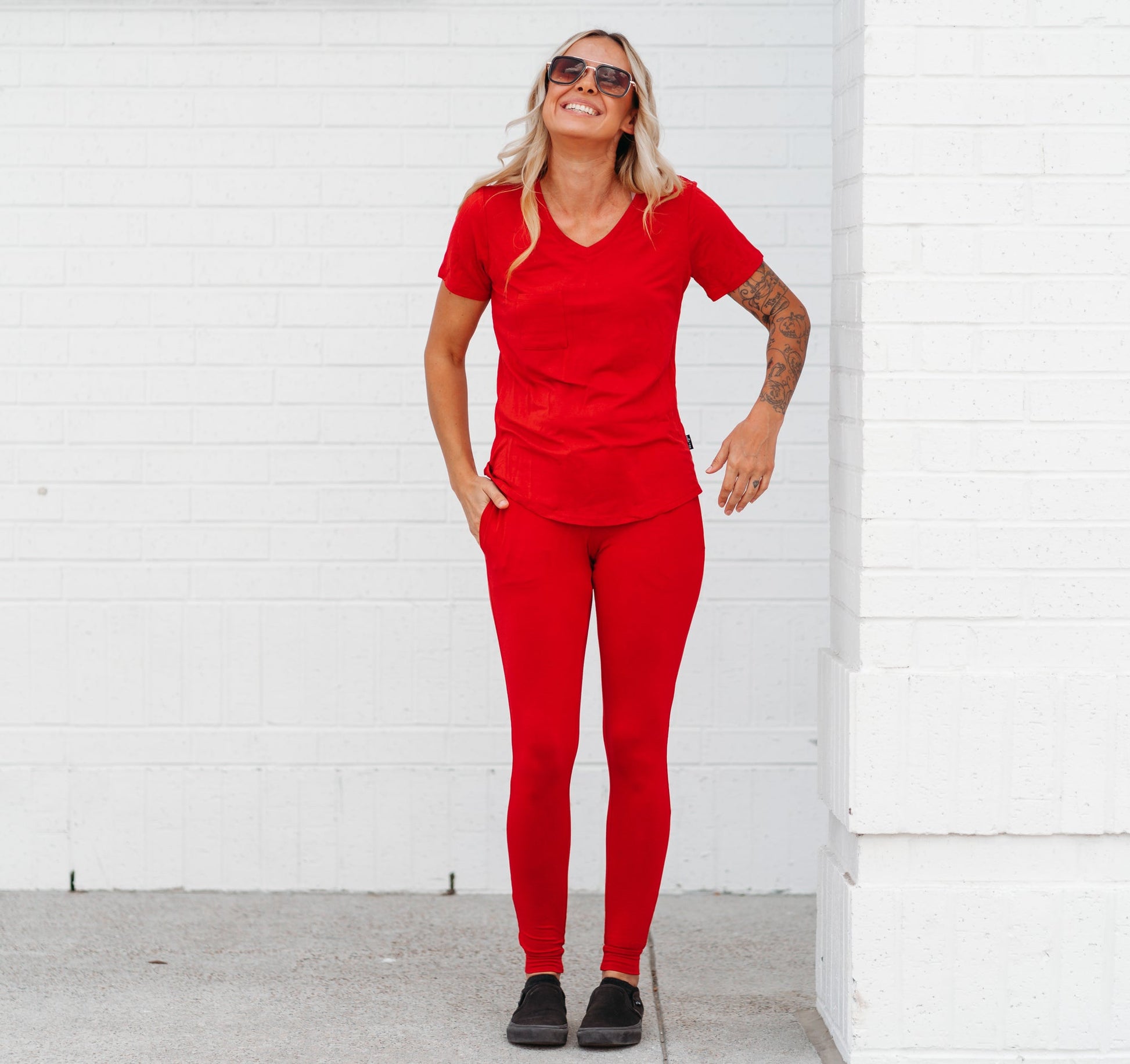 MAMA JOGGERS- Red - The Avenue44
