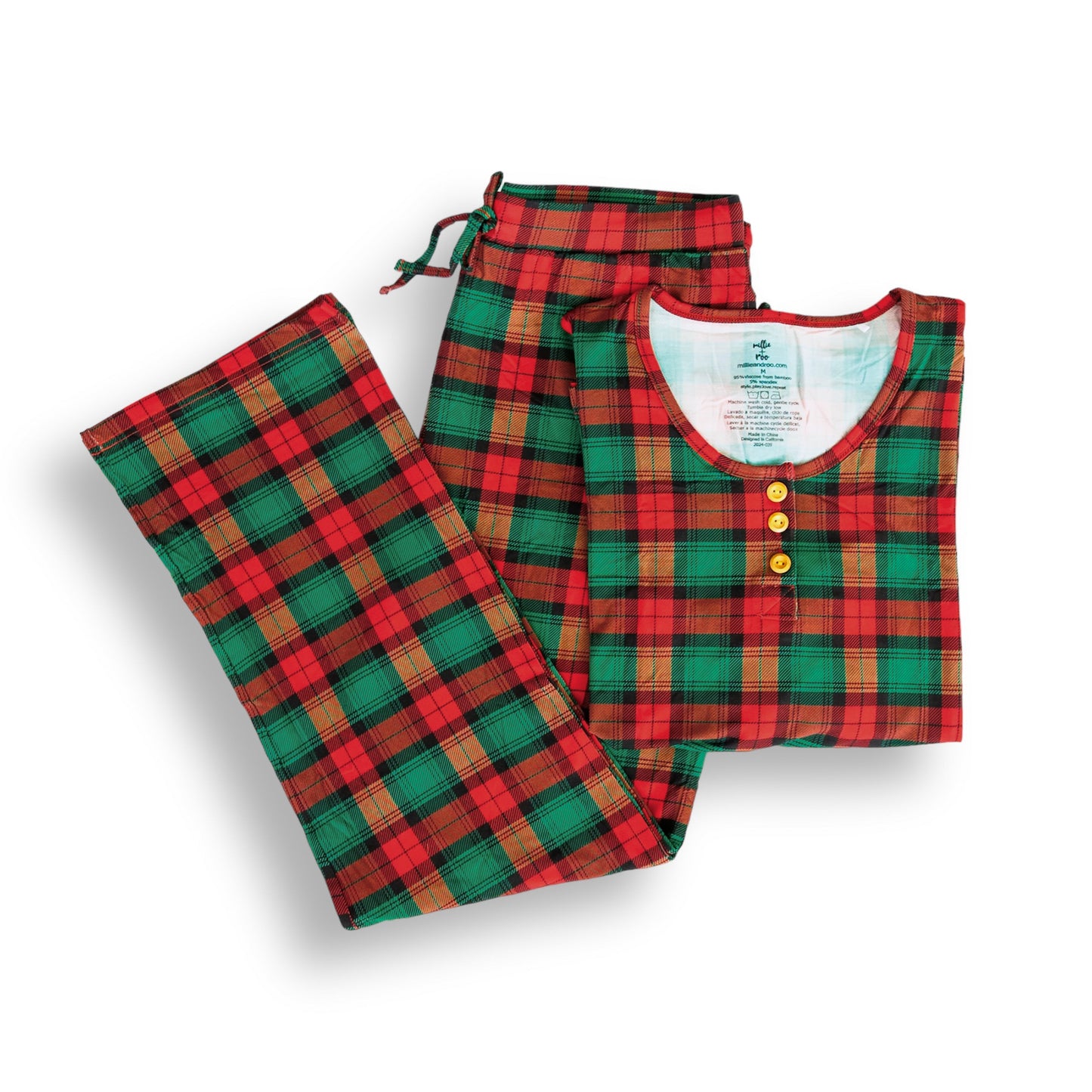 WOMEN'S PAJAMA SET- Classic Tartan - The Avenue44