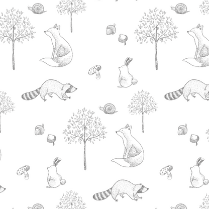 Gray Raccoon Pima Baby Blanket - The Avenue44