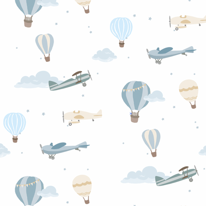 Little Airplanes Pima Hooded Towel - The Avenue44