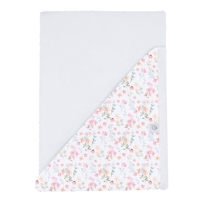 Winter Flowers Pima Hooded Towel - The Avenue44