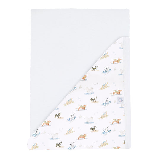 Ski Pups Boy Pima Hooded Towel - The Avenue44