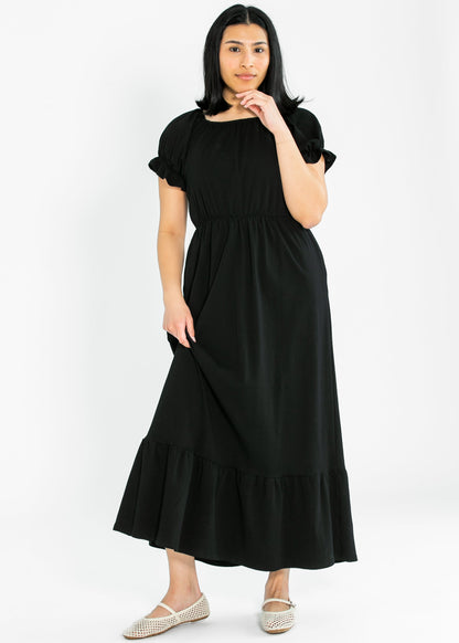 Amy Puff Sleeve Maxi Dress