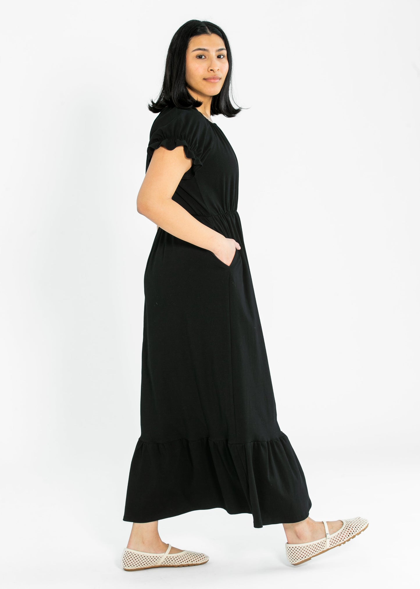 Amy Puff Sleeve Maxi Dress