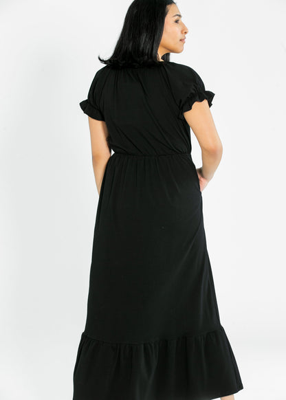 Amy Puff Sleeve Maxi Dress