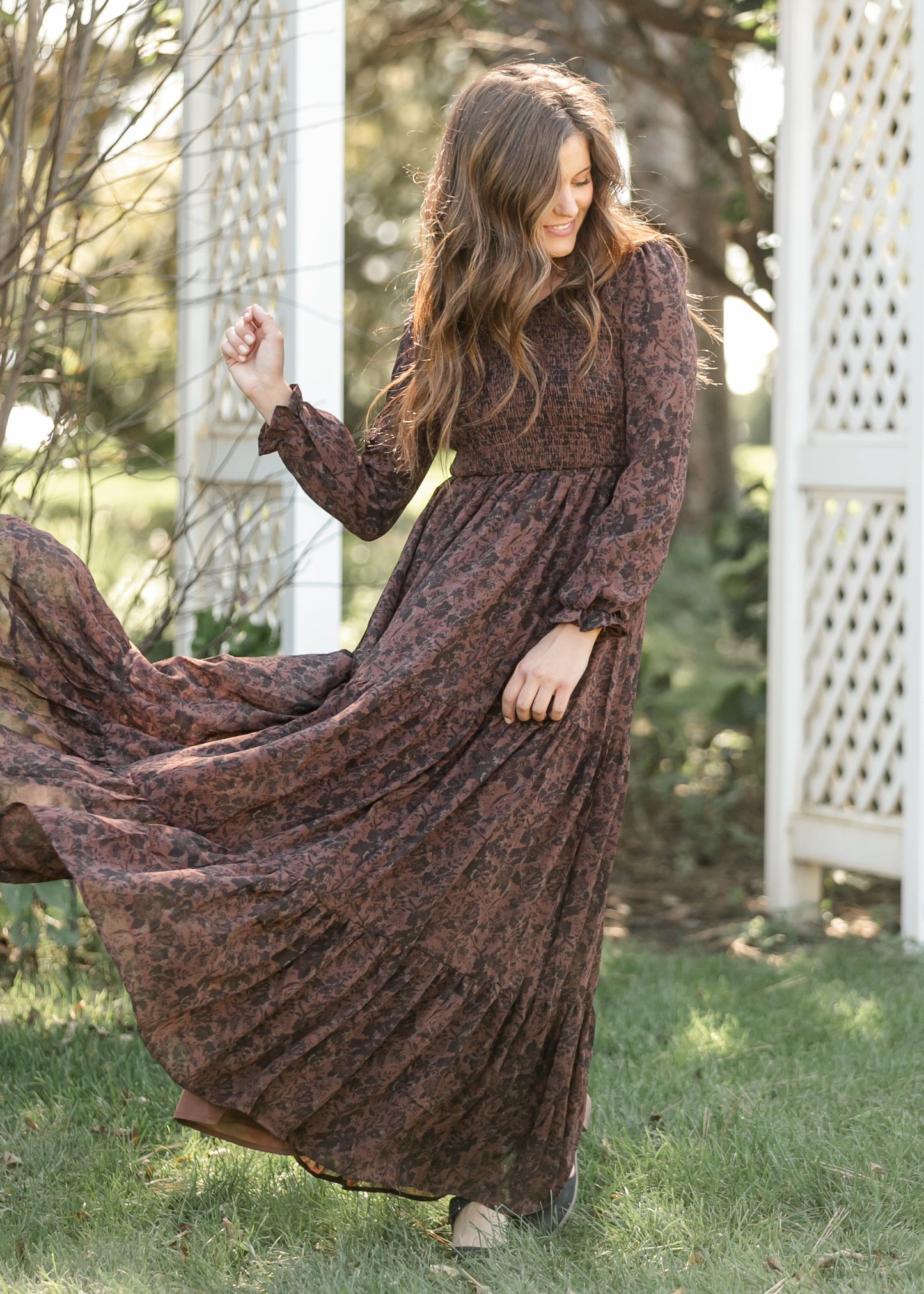Aurora Smocked Maxi Dress