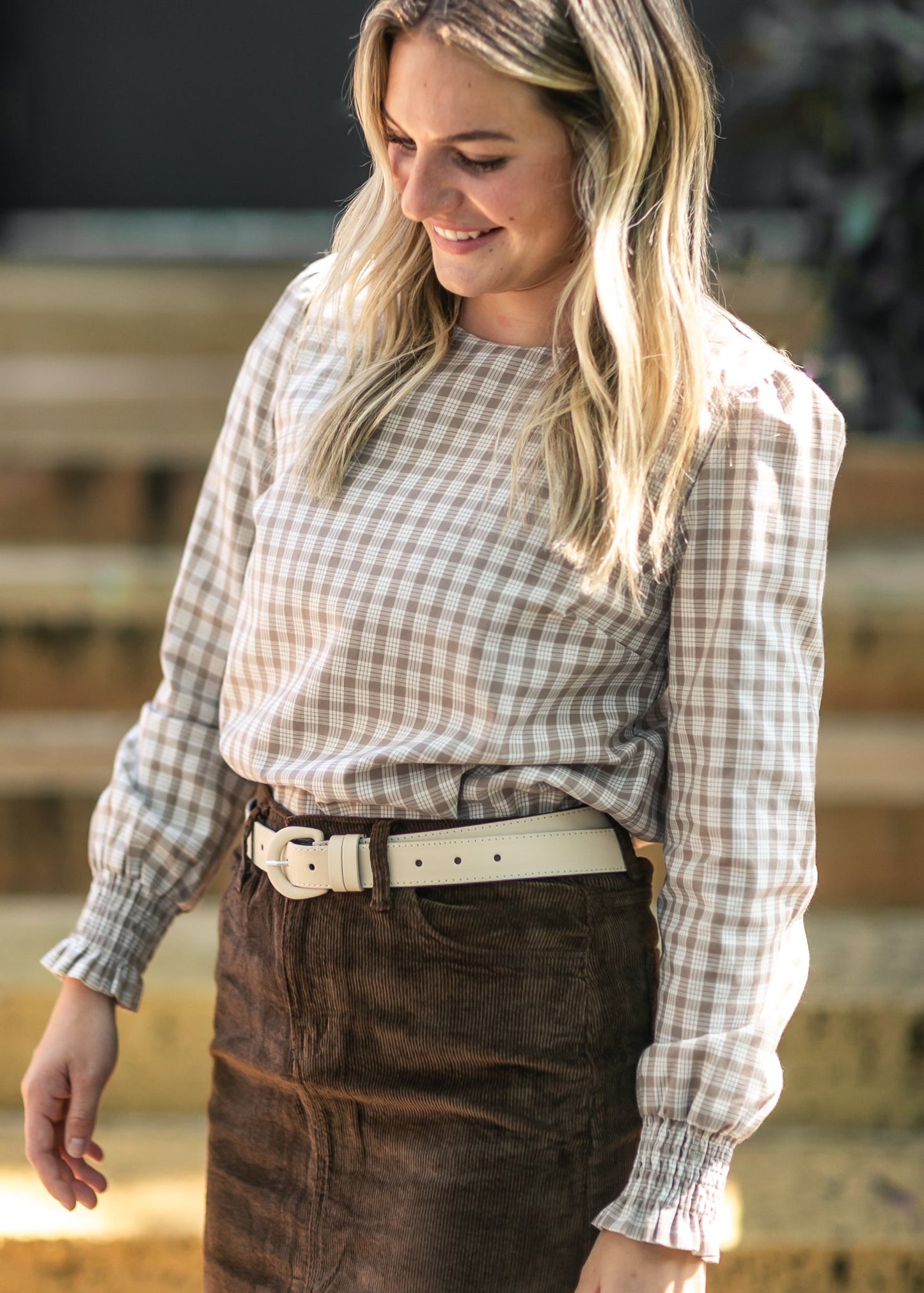 Blake Cinched Sleeve Blouse