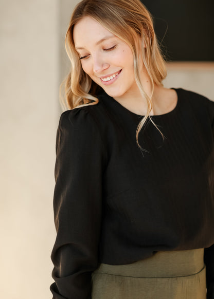 Blake Cinched Sleeve Blouse