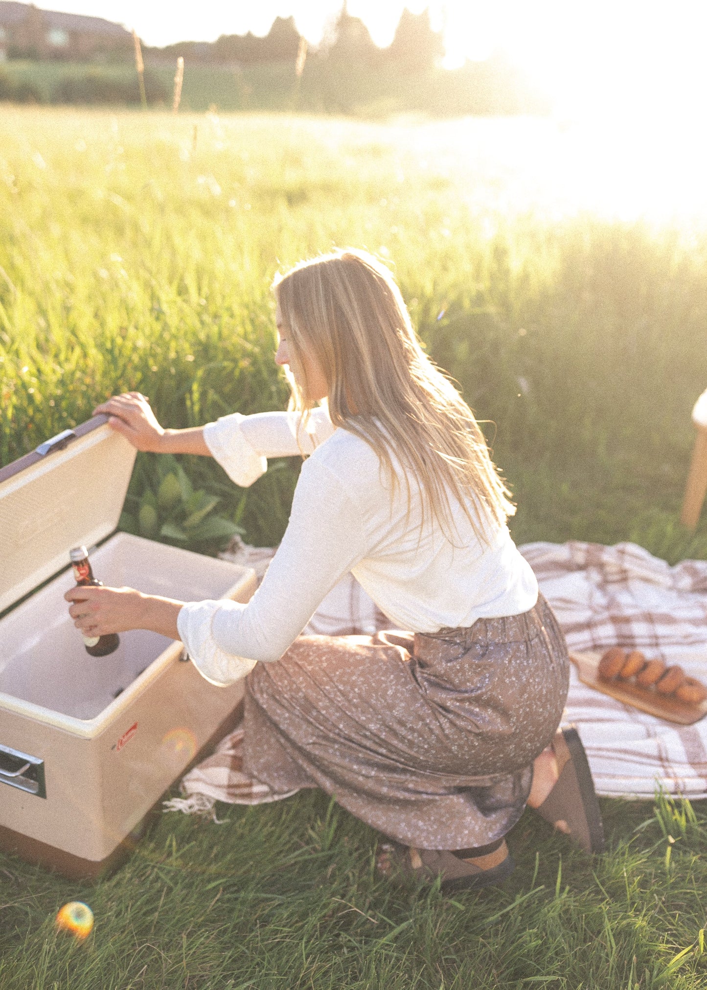 Braylyn Floral Midi Skirt